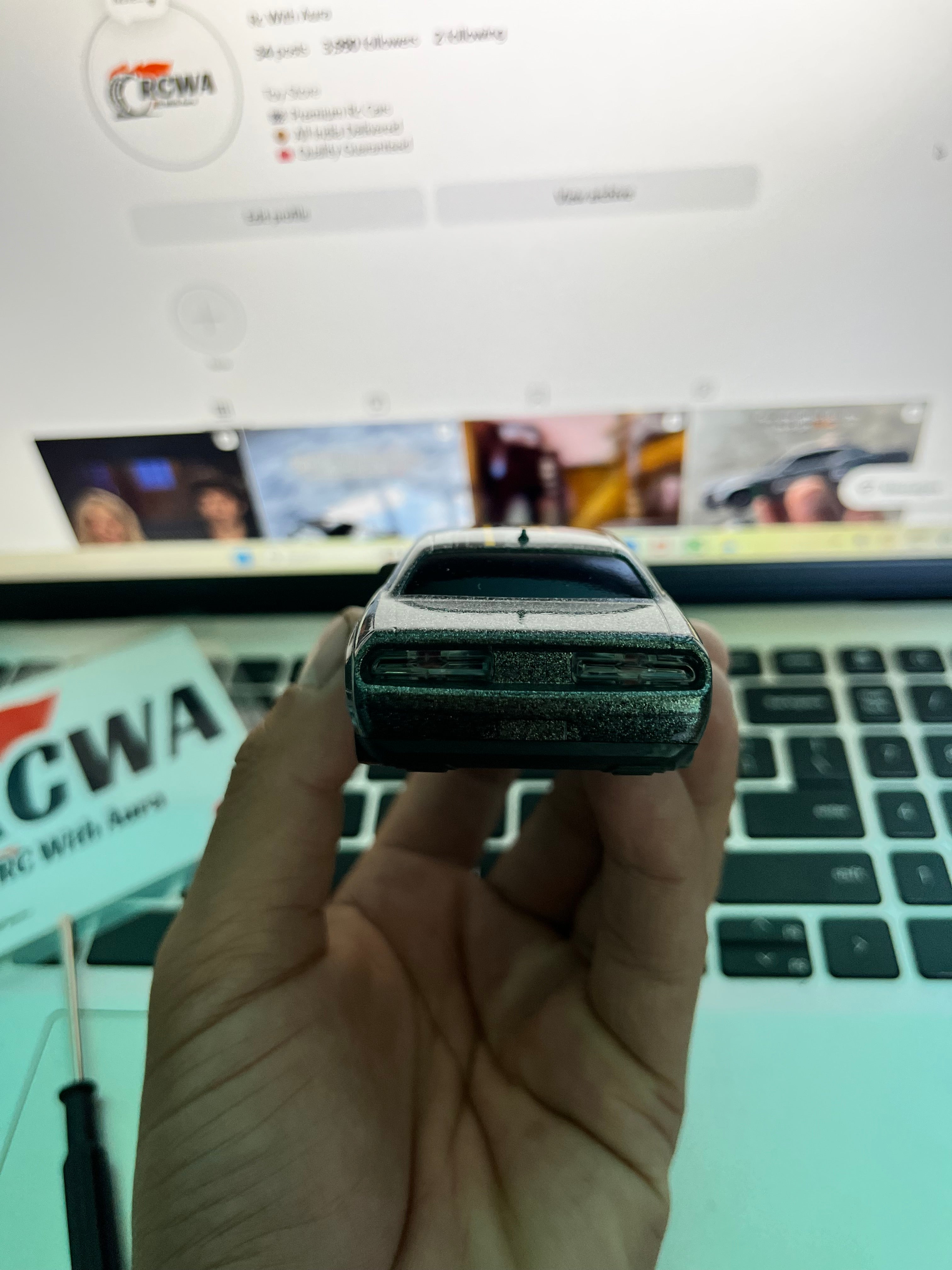 1/43 Scale High Speed Mini Rc Drift Car (Black)