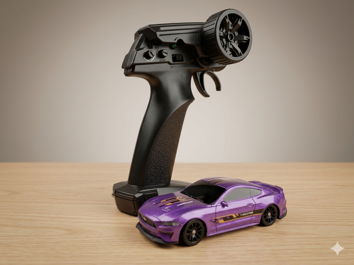 Mustang-Inspired 1/43 Scale RC Drift Car