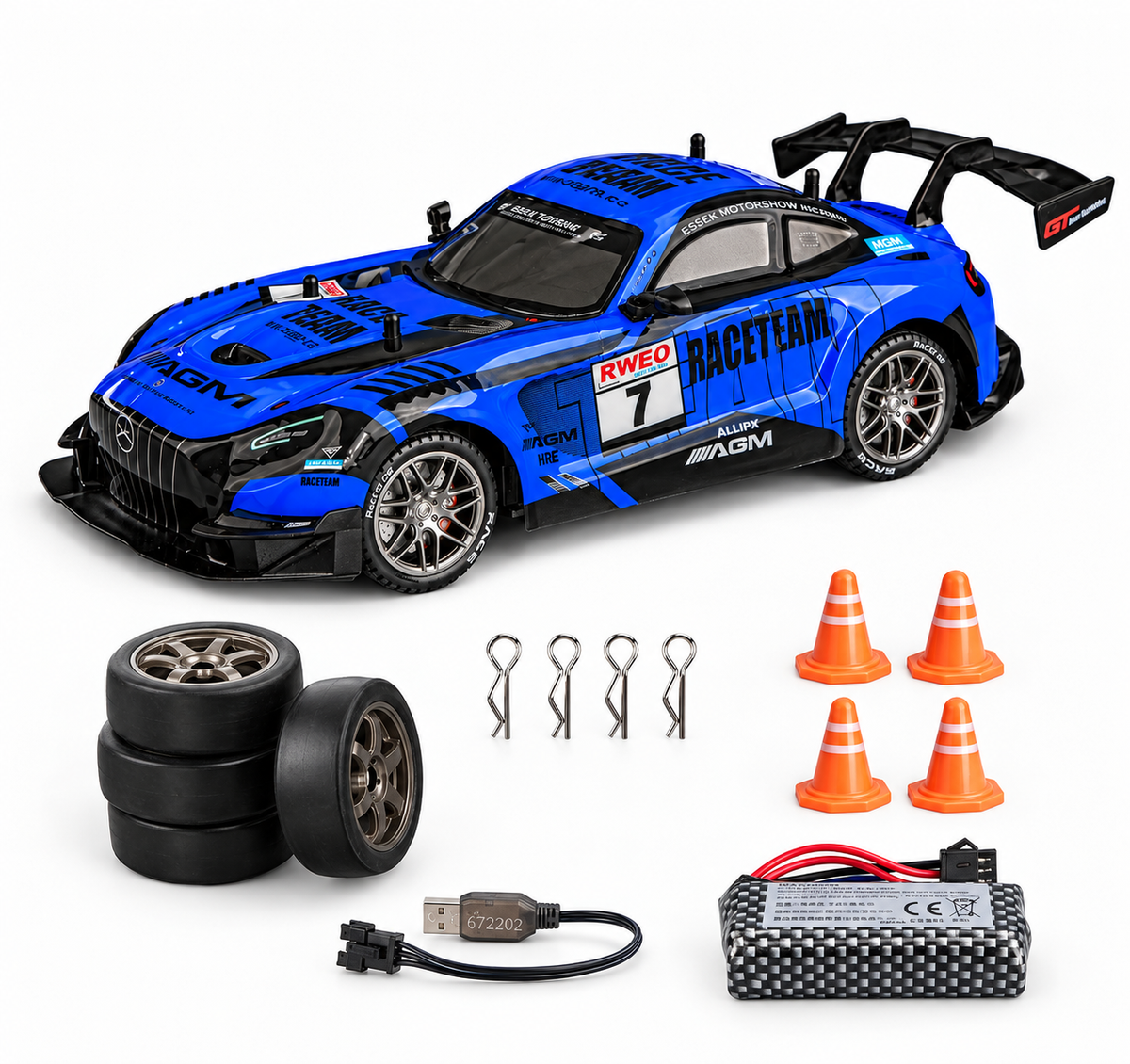 Super GT 1:16 Scale High-Speed RC Drift Car
