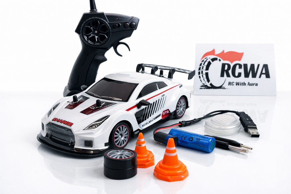 GTR Rc drift car (White)