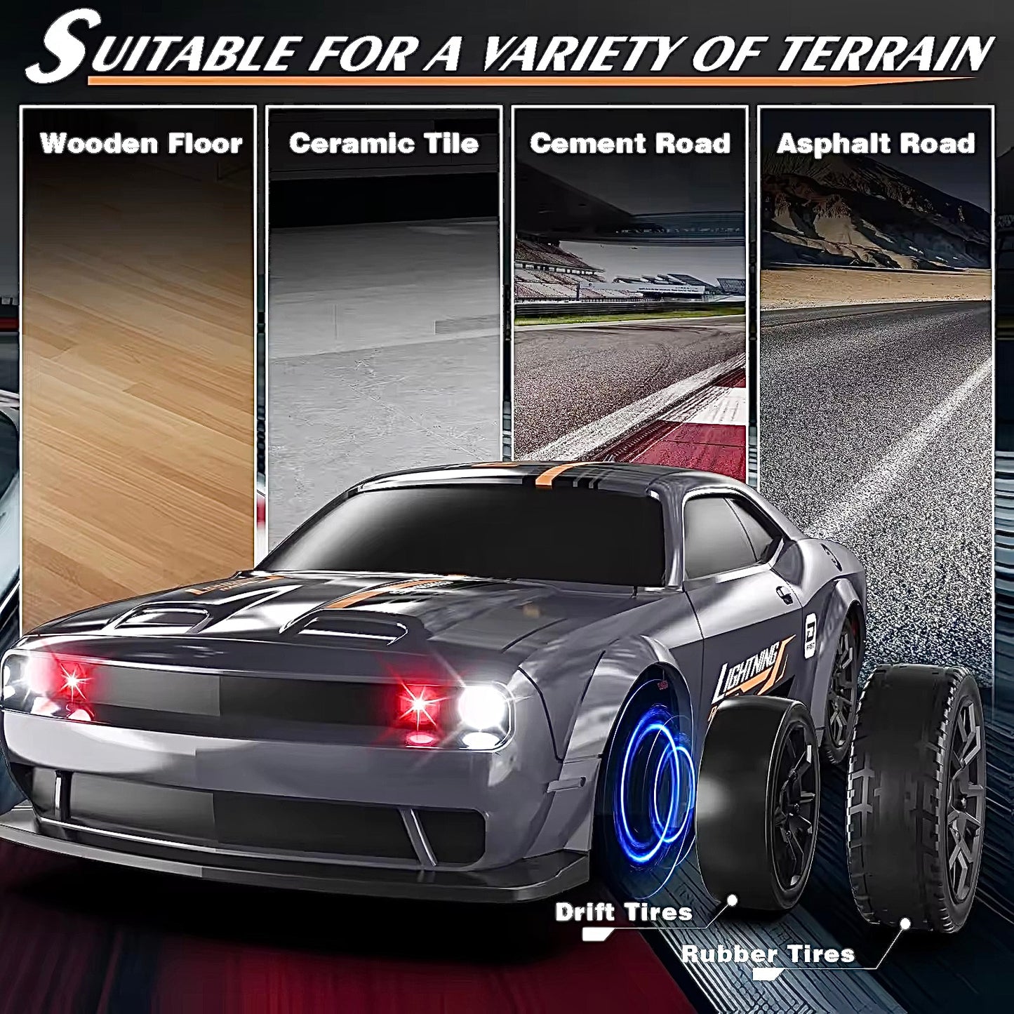 1/43 Scale High Speed Mini Rc Drift Car